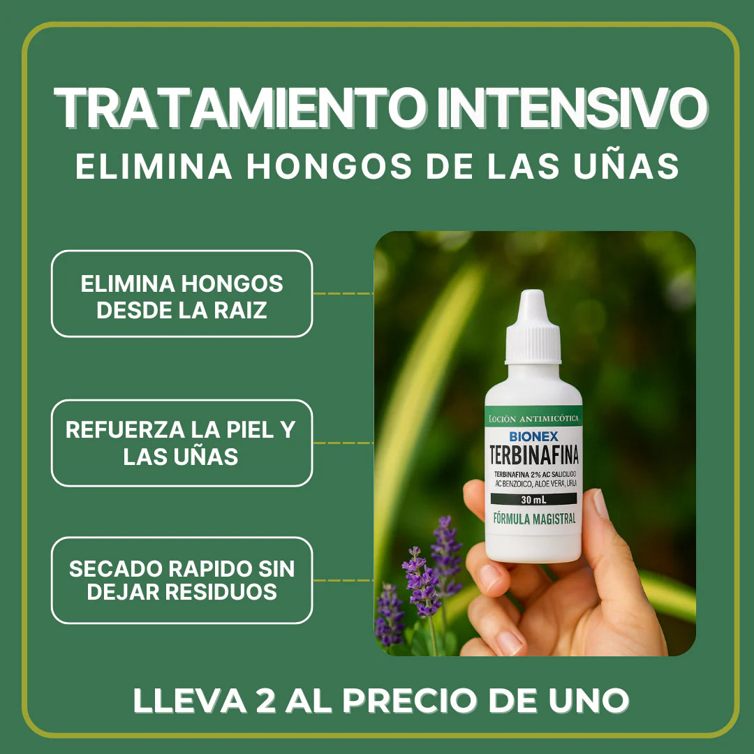 TERBINAFINA : El aceite que elimina los hongos de tus uñas