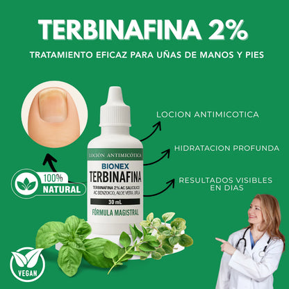 TERBINAFINA : El aceite que elimina los hongos de tus uñas